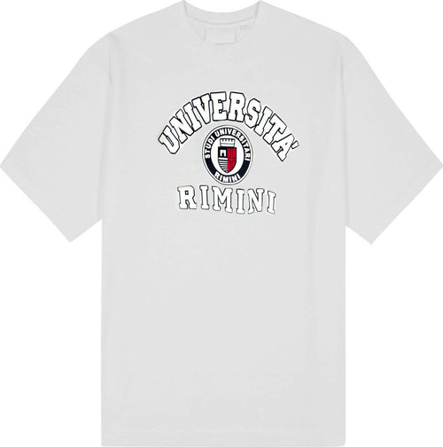 T-shirt Università Di Rimini Unisex Mezze Maniche Maglia Girocollo Maniche Corte Rimini Univestity Sport e tempo libero/Fan Shop/Abbigliamento/T-Shirt Il Distintivo - Pesaro, Commerciovirtuoso.it