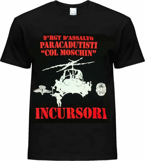 T-shirt Uomo 9 Reggimento Maglia Girocollo Mezze Maniche Stampata Incursori 056 Moda/Uomo/Abbigliamento/T-shirt con stampe divertenti Il Distintivo - Pesaro, Commerciovirtuoso.it