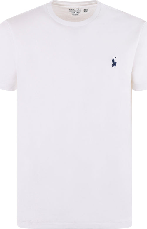 T-shirt Uomo Ralph Lauren Tinta Unita Colorata Maniche Corte T-shirt Casual Girocollo In 100% Cotone Con Logo Ricamato Moda/Uomo/Abbigliamento/T-shirt polo e camicie/T-shirt Euforia - Bronte, Commerciovirtuoso.it