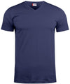 T-Shirt V Basic Blu T-Shirt Manica Corta Collo a V