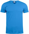 T-Shirt V Basic Royal Azzurro T-Shirt Manica Corta Collo a V