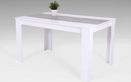 T08-tavolo-da-pranzo-moderno-bianco-e-grigio-cemento-legno-120/160-6-posti
