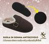 Terranova ciabatte donna invernali con pelo, calde pantofole peluche in memory foam, confort stravolgente