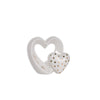 Bomboniera Doppio Cuore Porcellana Schonherr Love is Life