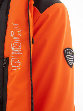 EA7 Emporio Armani Giaccone Tecnico Arancione Fluo EA7 da uomo
