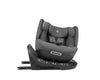 KIKKABOO Seggiolino Auto 40-150 cm i-Hike i-SIZE Dark Grey - Seggiolino Auto con Base Isofix, Da 40 a 150 cm, Omologato ECE R129/03, Girevole A 360° E Reclinabile, Gruppo 0+/1/2/3 Da 0 A 12 Anni, Dark Grey, grigio