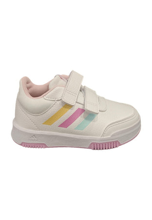 Scarpe sneakers Bambini e ragazzi adidas tensaur  bianco-fuxja velcro