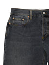 Gucci Pantaloni in Denim Scuro Regular Fit da donna