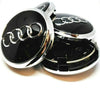 Set Tappi copri mozzo Cerchi in Lega Coprimozzo 61mm Compatibili Audi A3 A1 A4 A5 A6 Q5 Q7