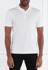 calvin klein POLO SMOOTH COTTON LOGO PLACKED POLO da uomo