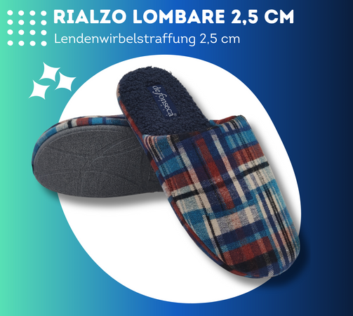 de fonseca Brunico Ciabatte Invernali, Calde Pantofole Chiuse per Uomo, Ciabatta con Pelo per Casa