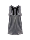 Tom Ford Top smanicato argento da donna