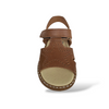 Sandali Bambino Andanines Cuoio Beige Cerimonia Unisex con Velcro - Primavera Estate 2026