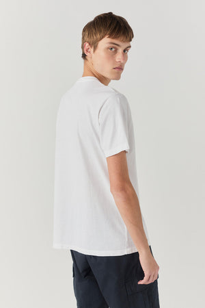 Roy Roger's T-shirt uomo jersey Negroni sbagliato stone dye