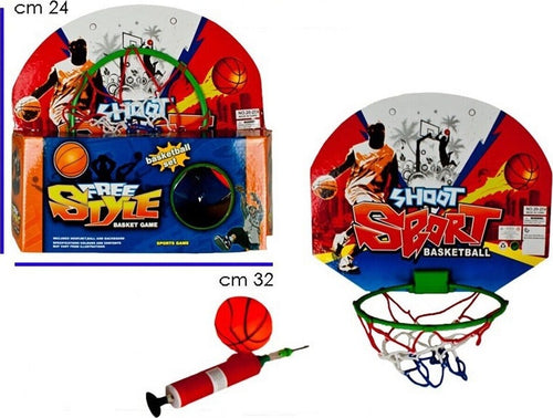 Tabellone Basket Palla Pompa Canestro Da Interno Gioco Basket Casa Cameretta Giochi e giocattoli/Sport e giochi all'aperto/Giochi sportivi/Basket Trade Shop italia - Napoli, Commerciovirtuoso.it