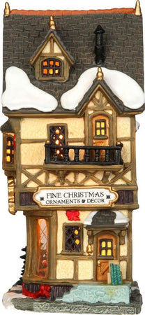 Taberna di Natale con led decorazione per villaggio natalizio illuminata Casa e cucina/Decorazioni per interni/Addobbi e decorazioni per ricorrenze/Decorazioni natalizie/Oggettistica MagiediNatale.it - Altamura, Commerciovirtuoso.it