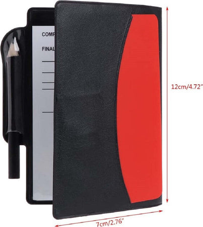 Taccuino Con Cartolina Carta Rossa Gialla Motivo Calciatore Portafoglio Arbitro Sport e tempo libero/Accessori per sport e attività ricreative all'aperto/Attrezzature per arbitri e allenatori/Libretti segnapunti Trade Shop italia - Napoli, Commerciovirtuoso.it