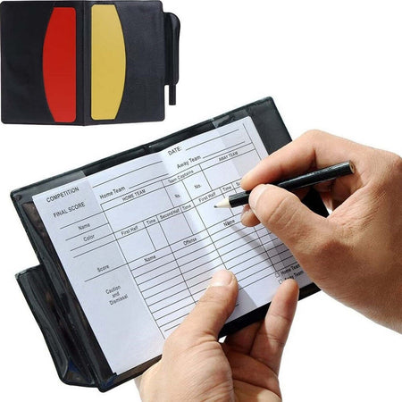 Taccuino Con Cartolina Carta Rossa Gialla Motivo Calciatore Portafoglio Arbitro Sport e tempo libero/Accessori per sport e attività ricreative all'aperto/Attrezzature per arbitri e allenatori/Libretti segnapunti Trade Shop italia - Napoli, Commerciovirtuoso.it
