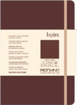 Taccuino Ispira - con elastico - copertina rigida - A5 - 96 fogli - puntinato - marrone - Fabriano Cancelleria e prodotti per ufficio/Carta blocchi e quaderni/Blocchi appunti taccuini e diari/Blocchi appunti e taccuini Eurocartuccia - Pavullo, Commerciovirtuoso.it