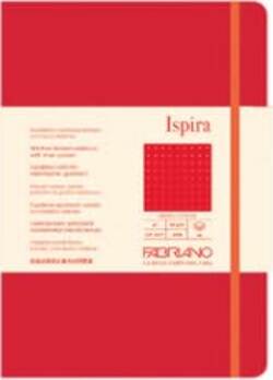 Taccuino Ispira - con elastico - copertina rigida - A5 - 96 fogli - puntinato - rosso - Fabriano Cancelleria e prodotti per ufficio/Carta blocchi e quaderni/Blocchi appunti taccuini e diari/Blocchi appunti e taccuini Eurocartuccia - Pavullo, Commerciovirtuoso.it