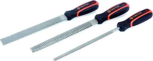TACTIX---3-PEZZI---SET-3-RASPE-PER-LEGNO-200MM---PIATTA/TONDA/SEMITONDA