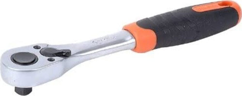 TACTIX---CHIAVE-A-CRICCHETTO-3/8'-CON-MANICO-BIMATERIALE-ANTISCIVOLO-202MM
