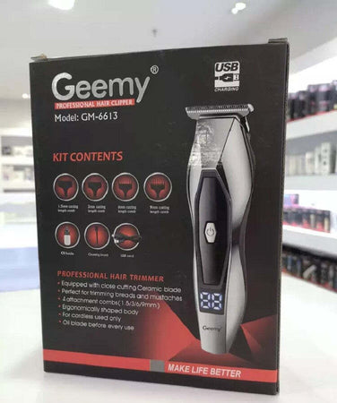 Taglia Capelli Clipper Elettrico Professionale Ricaricabile Display Led Gm-6613 Salute e Bellezza > Depilazione e rasatura > Rasoi e Tagliacapelli Trade Shop italia - Napoli, Commerciovirtuoso.it