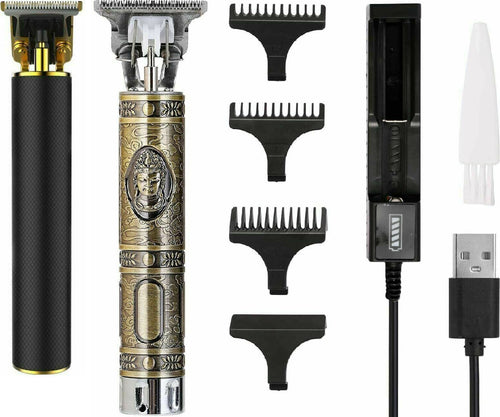TAGLIA CAPELLI PROFESSIONALE REGOLA BARBA RASOIO ELETTRICO RETRO nero o oro Salute e cura della persona/Rasatura epilazione e rimozione peli/Regolabarba tagliacapelli e rasoi per il corpo/Tagliacapelli Zencoccostore - Formia, Commerciovirtuoso.it