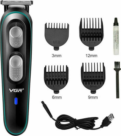 Taglia-Capelli-Professionale-Trimmer-Regola-Barba-Elettrico-Ricaricabile-V-055