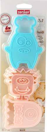 Taglia e Decora Pasta di Zucchero e Biscotti, Forme Grandi Assortite in PP, Colori Assortiti Zenker Casa e cucina/Teglie da forno e accessori per pasticceria/Accessori e utensili per pasticceria/Formine per biscotti Scontolo.net - Potenza, Commerciovirtuoso.it
