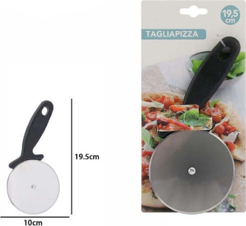 Taglia-Pizza-Rotella-Lama-Liscia-In-Acciaio-Manico-Antiscivolo-19.5x10cm-74168