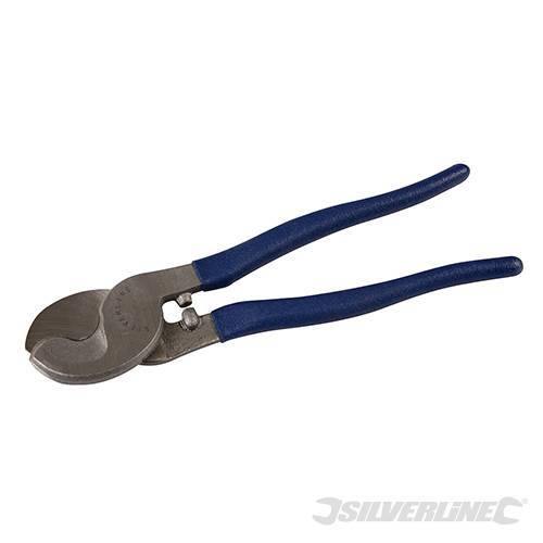 Tenaglia pinza cesoia Silverline per cavi in acciaio 250mm taglio 6mm Silverline