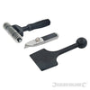 Taglia tappeti set utensili per moquette 3pz taglierino scalpello Prezzo Nuovo Silverline