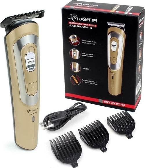 Tagliacapelli A Batteria Gm-6112 Rasoio Ricaricabile Professionale Trimmer Barba Salute e Bellezza > Depilazione e rasatura > Rasoi e Tagliacapelli Trade Shop italia - Napoli, Commerciovirtuoso.it