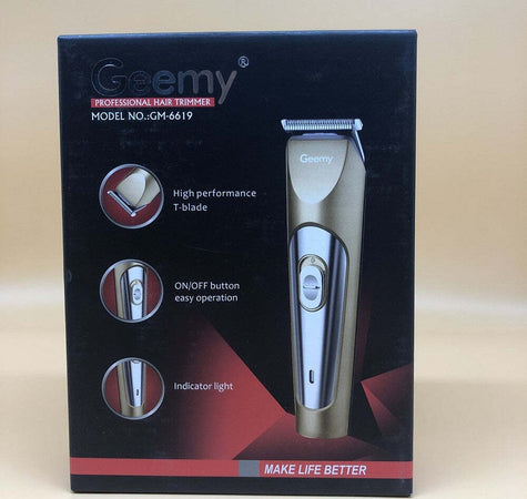Tagliacapelli A Batteria Ricaricabile Elettrica Trimmer Rasoio Uomo Geemy Gm6619 Salute e cura della persona/Rasatura epilazione e rimozione peli/Regolabarba tagliacapelli e rasoi per il corpo/Tagliacapelli Trade Shop italia - Napoli, Commerciovirtuoso.it