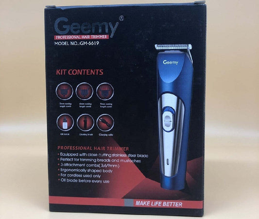 Tagliacapelli A Batteria Ricaricabile Elettrica Trimmer Rasoio Uomo Geemy Gm6619 Salute e cura della persona/Rasatura epilazione e rimozione peli/Regolabarba tagliacapelli e rasoi per il corpo/Tagliacapelli Trade Shop italia - Napoli, Commerciovirtuoso.it