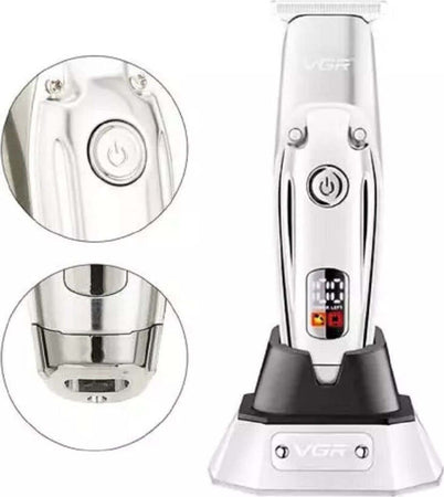 Tagliacapelli-Barba-Ricaricabile-Professionale-Trimmer-Senza-Fili-Supporto-V-277