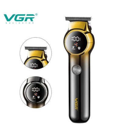 Tagliacapelli Barba Ricaricabile Senza Fili Display Digitale Doppio Motore V-989