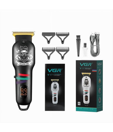 Tagliacapelli Barba Senza Fili Professionale Display Digitale Ricarica Usb V-971