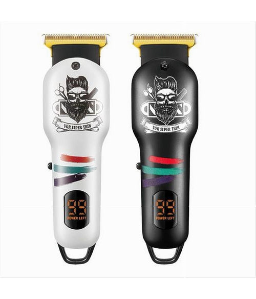 Tagliacapelli Barba Senza Fili Professionale Display Digitale Ricarica Usb V-971