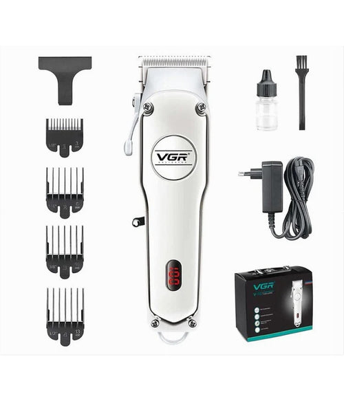 Tagliacapelli Barba Senza Fili Professionale Ricarica Usb Rasoio Valigetta V-032