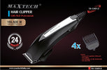 Tagliacapelli Barba Uomo Regolabile Con Filo Con Spazzola 4x Maxtech Ta-ca012 Salute e cura della persona/Rasatura epilazione e rimozione peli/Regolabarba tagliacapelli e rasoi per il corpo/Tagliacapelli Trade Shop italia - Napoli, Commerciovirtuoso.it
