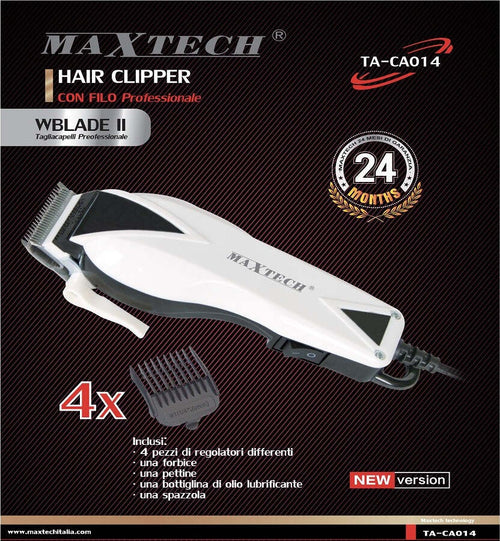 Tagliacapelli Con Filo Da Uomo Regolabile Per Capelli Barba Peli Maxtech Ta-ca014 Salute e cura della persona/Rasatura epilazione e rimozione peli/Regolabarba tagliacapelli e rasoi per il corpo/Tagliacapelli Trade Shop italia - Napoli, Commerciovirtuoso.it