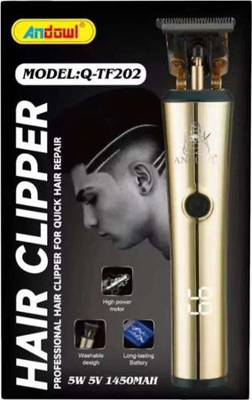 Tagliacapelli Elettrico Da Uomo Batteria Ricaricabile Con Display A Led Q-tf202 Salute e cura della persona/Rasatura epilazione e rimozione peli/Regolabarba tagliacapelli e rasoi per il corpo/Tagliacapelli Trade Shop italia - Napoli, Commerciovirtuoso.it