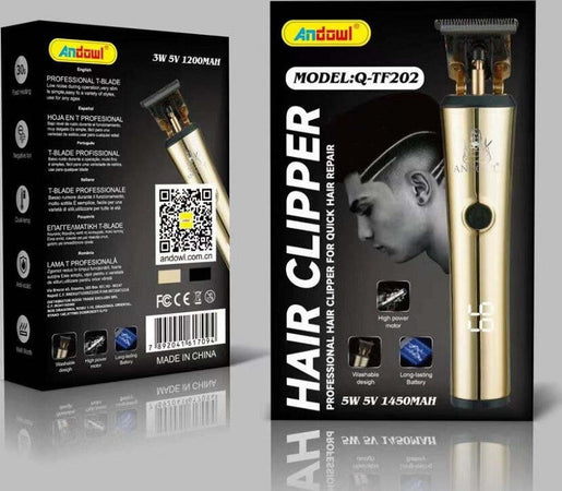 Tagliacapelli Elettrico Da Uomo Batteria Ricaricabile Con Display A Led Q-tf202 Salute e cura della persona/Rasatura epilazione e rimozione peli/Regolabarba tagliacapelli e rasoi per il corpo/Tagliacapelli Trade Shop italia - Napoli, Commerciovirtuoso.it