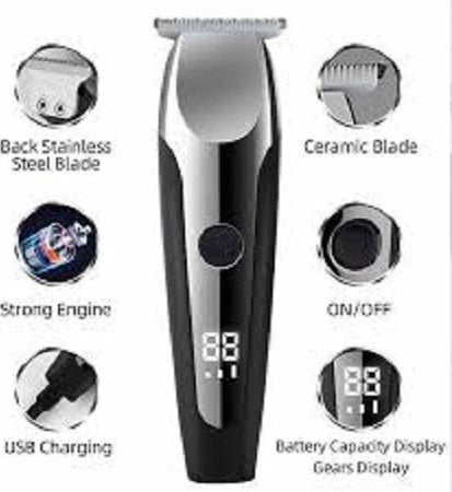 Tagliacapelli Elettrico Professionale Trimmer Barba Ricaricabile Pettini V-059 Salute e Bellezza > Depilazione e rasatura > Rasoi e Tagliacapelli Trade Shop italia - Napoli, Commerciovirtuoso.it