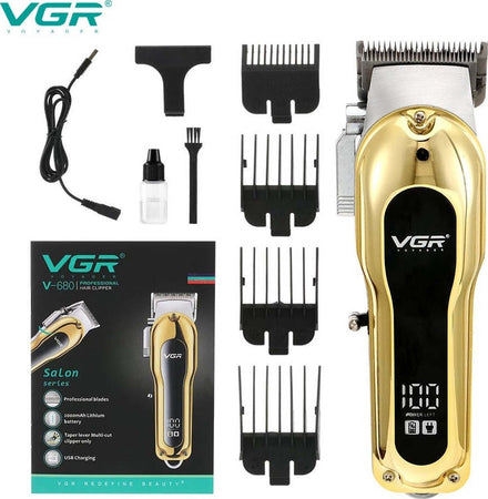 Tagliacapelli Elettrico Trimmer Barba Regolabile Professionale Vgr V-680 Display Salute e Bellezza > Depilazione e rasatura > Rasoi e Tagliacapelli Trade Shop italia - Napoli, Commerciovirtuoso.it