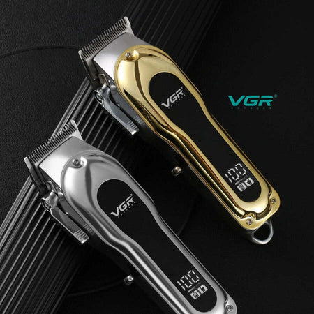 Tagliacapelli-Elettrico-Trimmer-Barba-Regolabile-Professionale-Vgr-V-680-Display