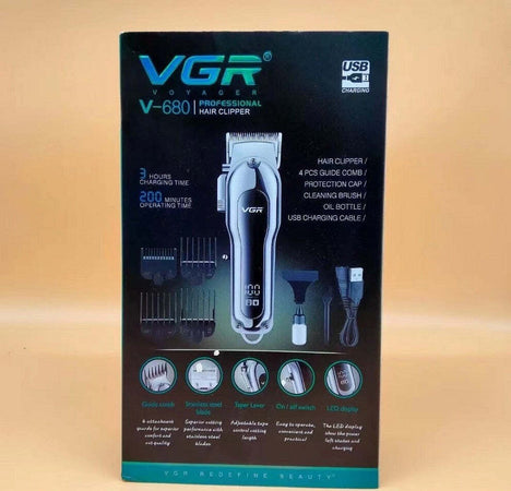Tagliacapelli Elettrico Trimmer Barba Regolabile Professionale Vgr V-680 Display Salute e Bellezza > Depilazione e rasatura > Rasoi e Tagliacapelli Trade Shop italia - Napoli, Commerciovirtuoso.it