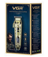 Tagliacapelli In Metallo Display Led 4 Velocità Ricarica Usb Con 8 Pettini V-005